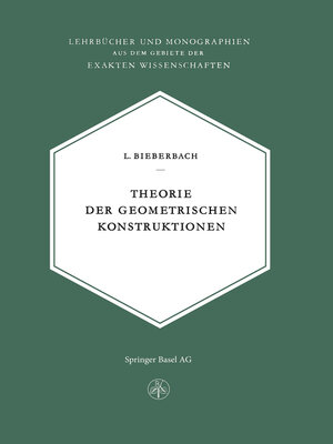 cover image of Theorie der Geometrischen Konstruktionen